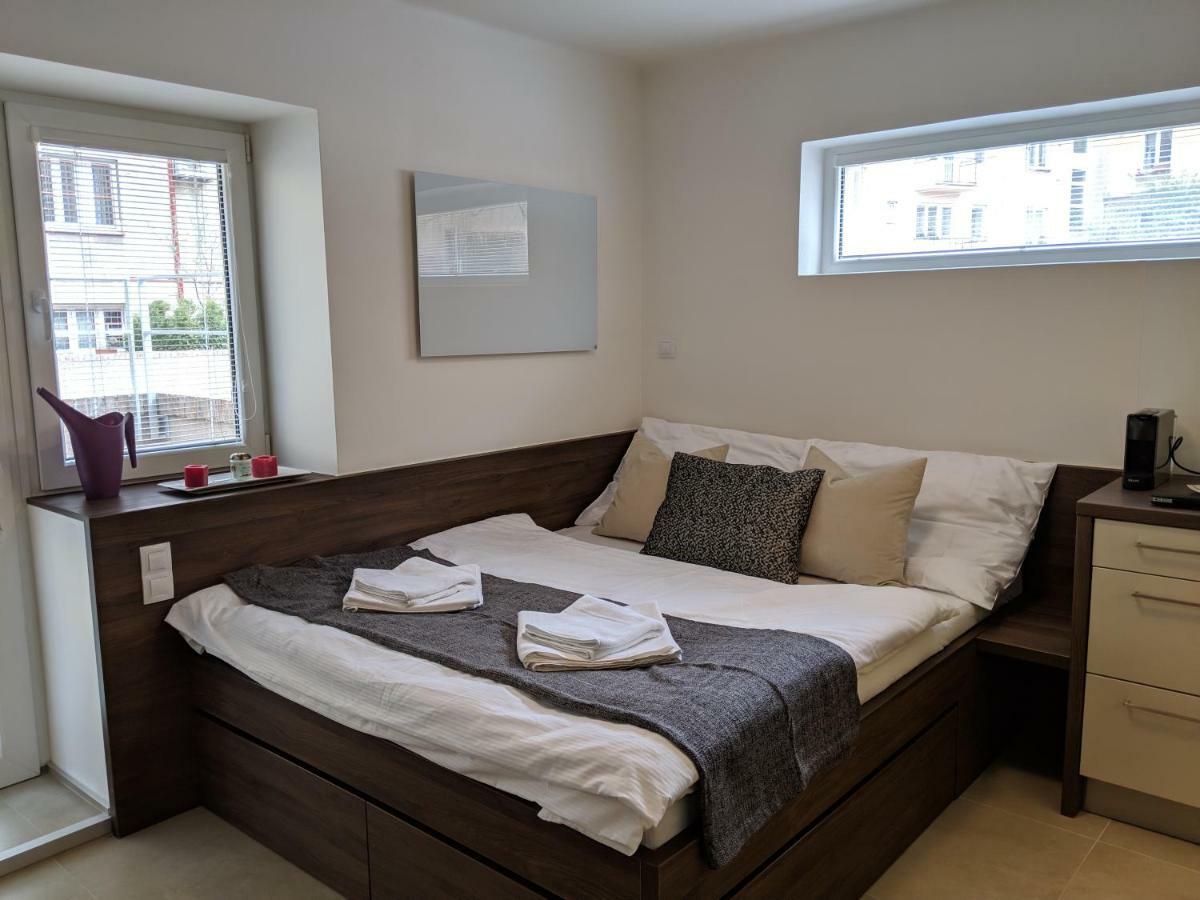 Ap10 - Apartments 4U Brezinova "Overnight Simply" Hradec Kralove Bagian luar foto